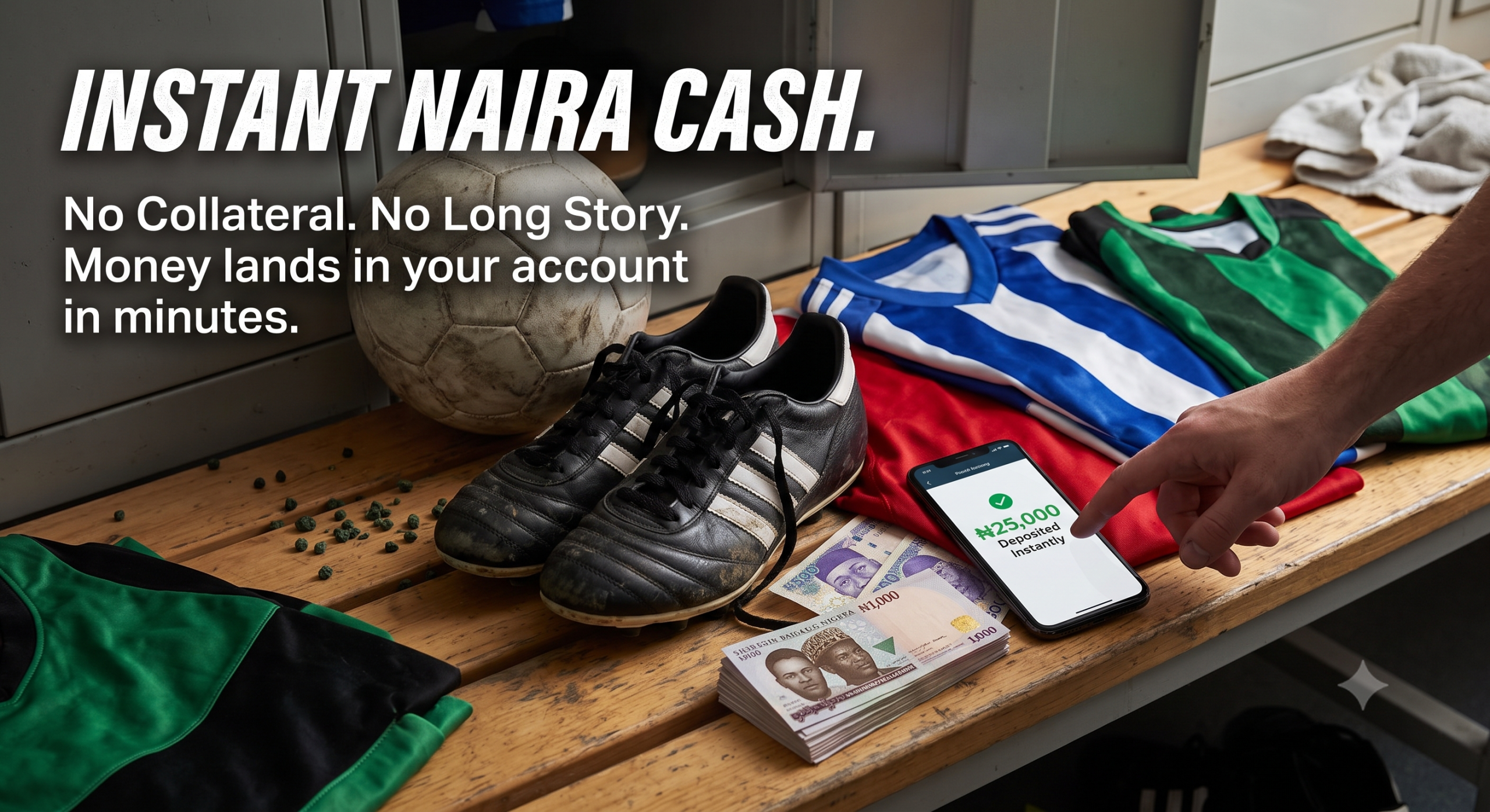Football Loan in Nigeria: Get Cash for Boots, Jerseys and Pitch Rental Fast