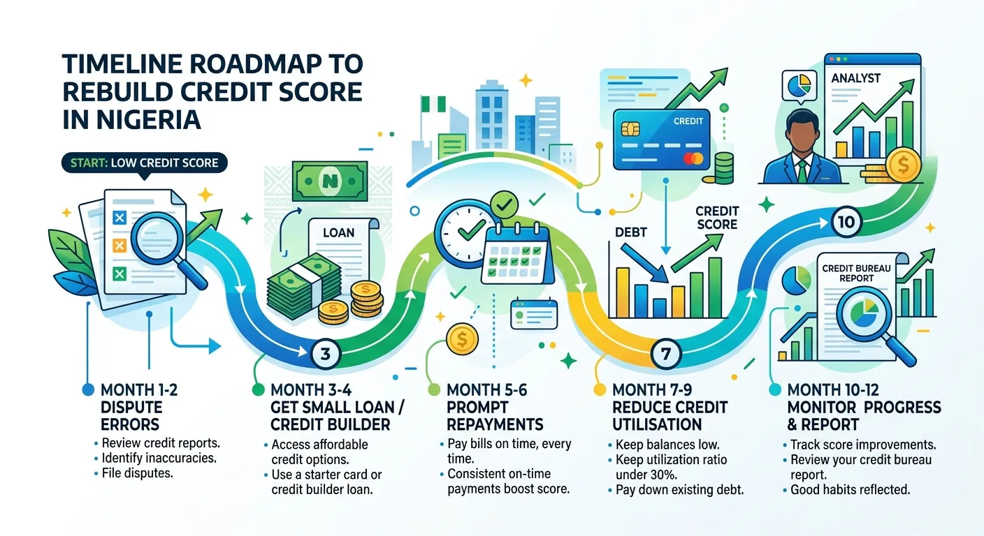 rebuild credit score Nigeria