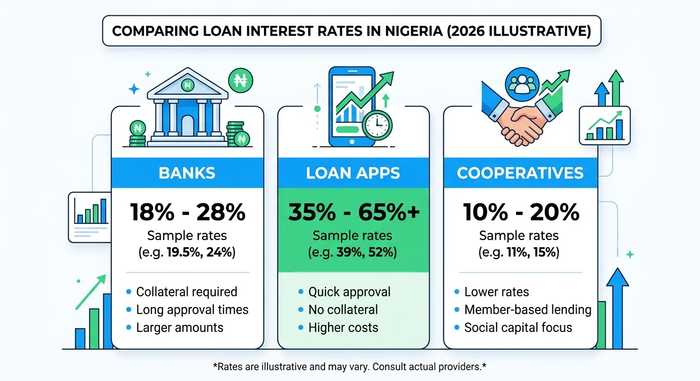 loan interest rates Nigeria 2026